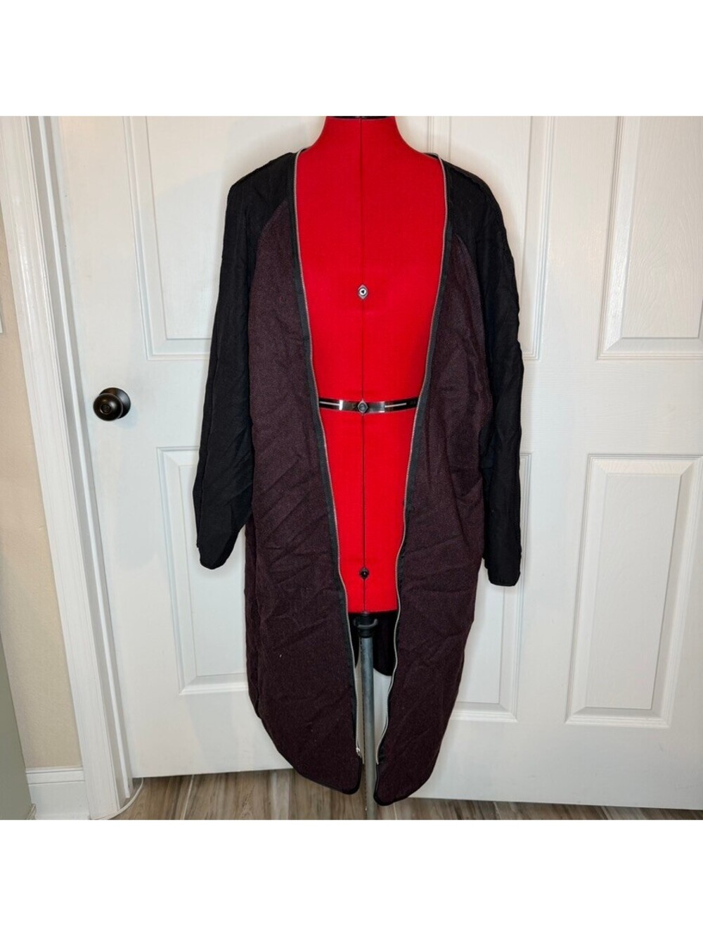 Vtg 80s Christian Dior Monsieur Zip-In Replacement Trench Coat Liner Mens 44R